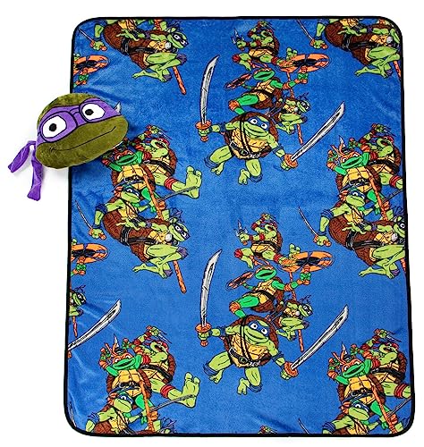 Foto 2 pulgar | Venta Internacional - Set De Almohada Y Manta De Viaje Jay Franco Tmnt Donatello