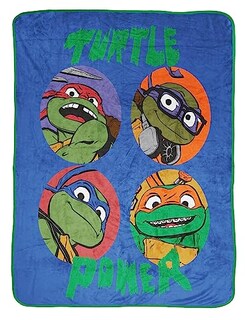 Foto 1 | Venta Internacional - Manta Jay Franco Nickelodeon Teenage Mutant Ninja Tu