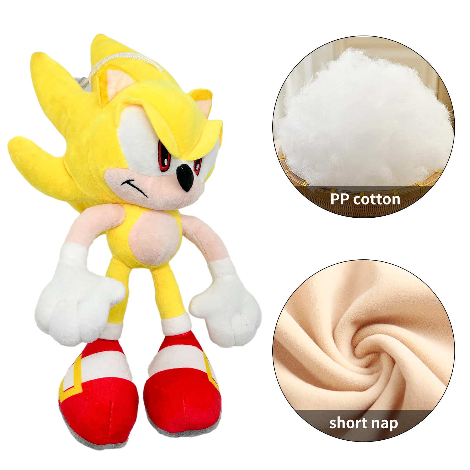 Foto 5 pulgar | Venta Internacional - Peluche Adatos The Sonic Plush De 28 Cm De Altura