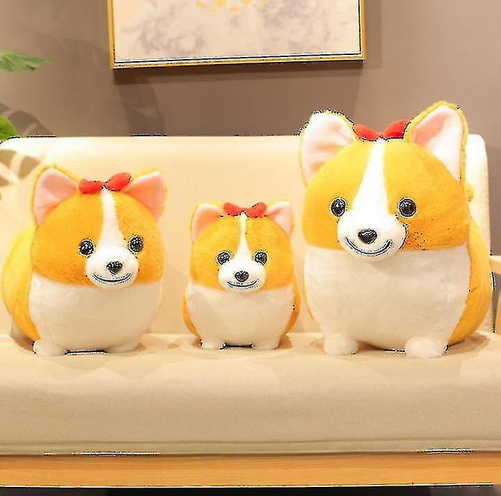 Foto 3 pulgar | Venta Internacional - Peluche De Peluche Con Forma De Perro Corgi, Adorable Dibujo Animado De Peluche, 45 Cm