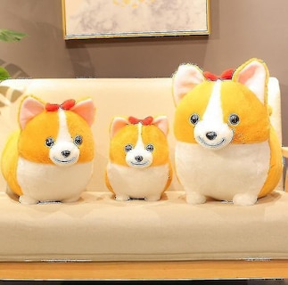 Foto 2 | Venta Internacional - Peluche De Peluche Con Forma De Perro Corgi, Adorable Dibujo Animado De Peluche, 45 Cm
