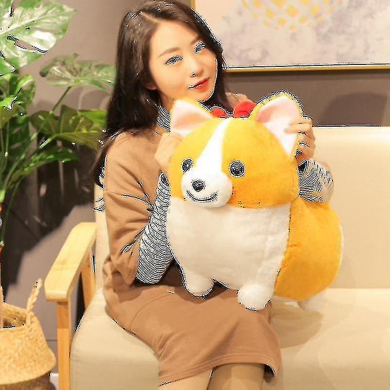 Foto 3 | Venta Internacional - Peluche De Peluche Con Forma De Perro Corgi, Adorable Dibujo Animado De Peluche, 45 Cm