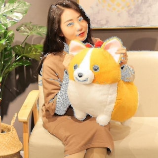 Foto 3 | Venta Internacional - Peluche De Peluche Con Forma De Perro Corgi, Adorable Dibujo Animado De Peluche, 45 Cm