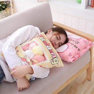 Foto 5 | Venta Internacional - Almohada Decorativa Con Forma De Animal De Peluche, Pudín, Diseño Rem