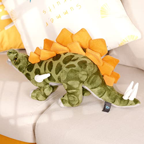 Foto 7 pulgar | Venta Internacional - Peluche De Peluche Con Forma De Dinosaurio Estegosaurio, 17 Cm, Para Todos