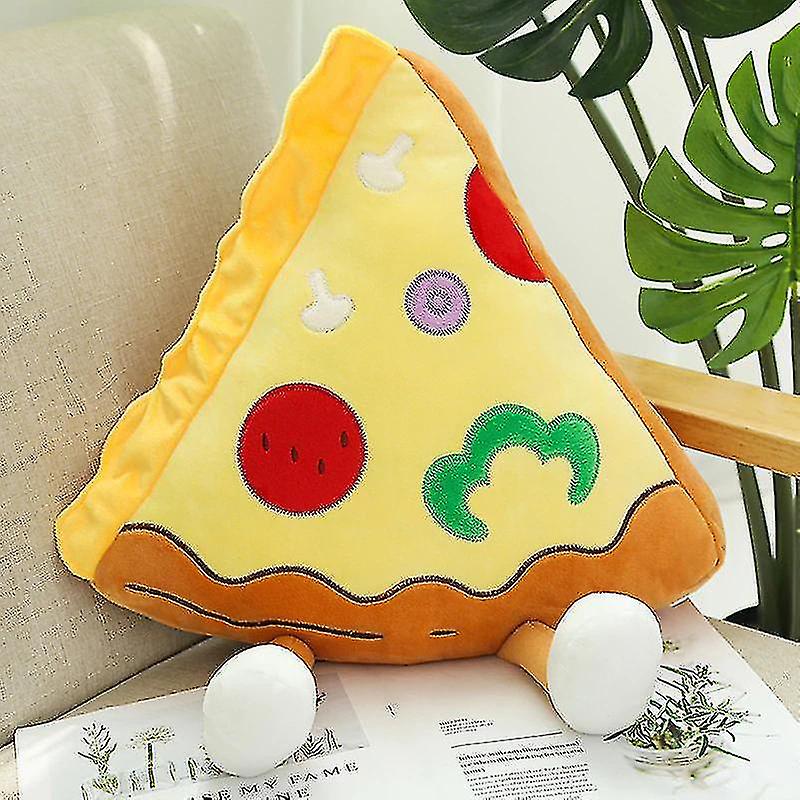 Foto 2 pulgar | Venta Internacional - Almohada De Peluche Pizzaplush Con Dibujos Animados, Cojín Suave De 30 Cm