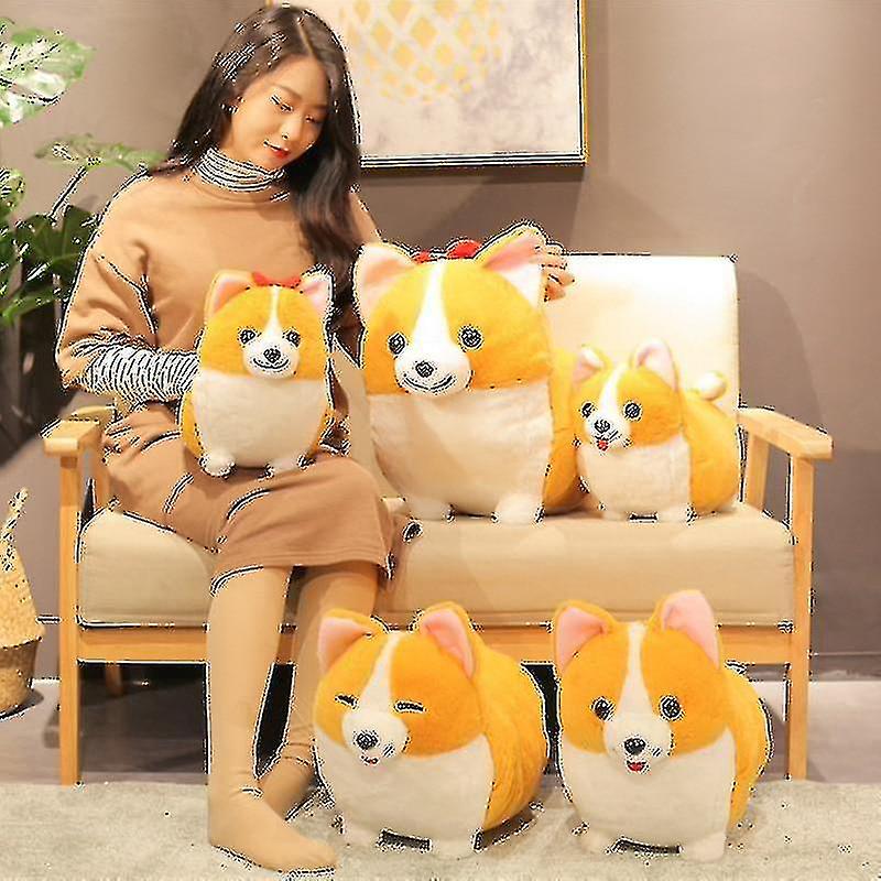 Foto 2 pulgar | Venta Internacional - Peluche De Peluche Con Forma De Perro Corgi, Adorable Dibujo Animado De Peluche