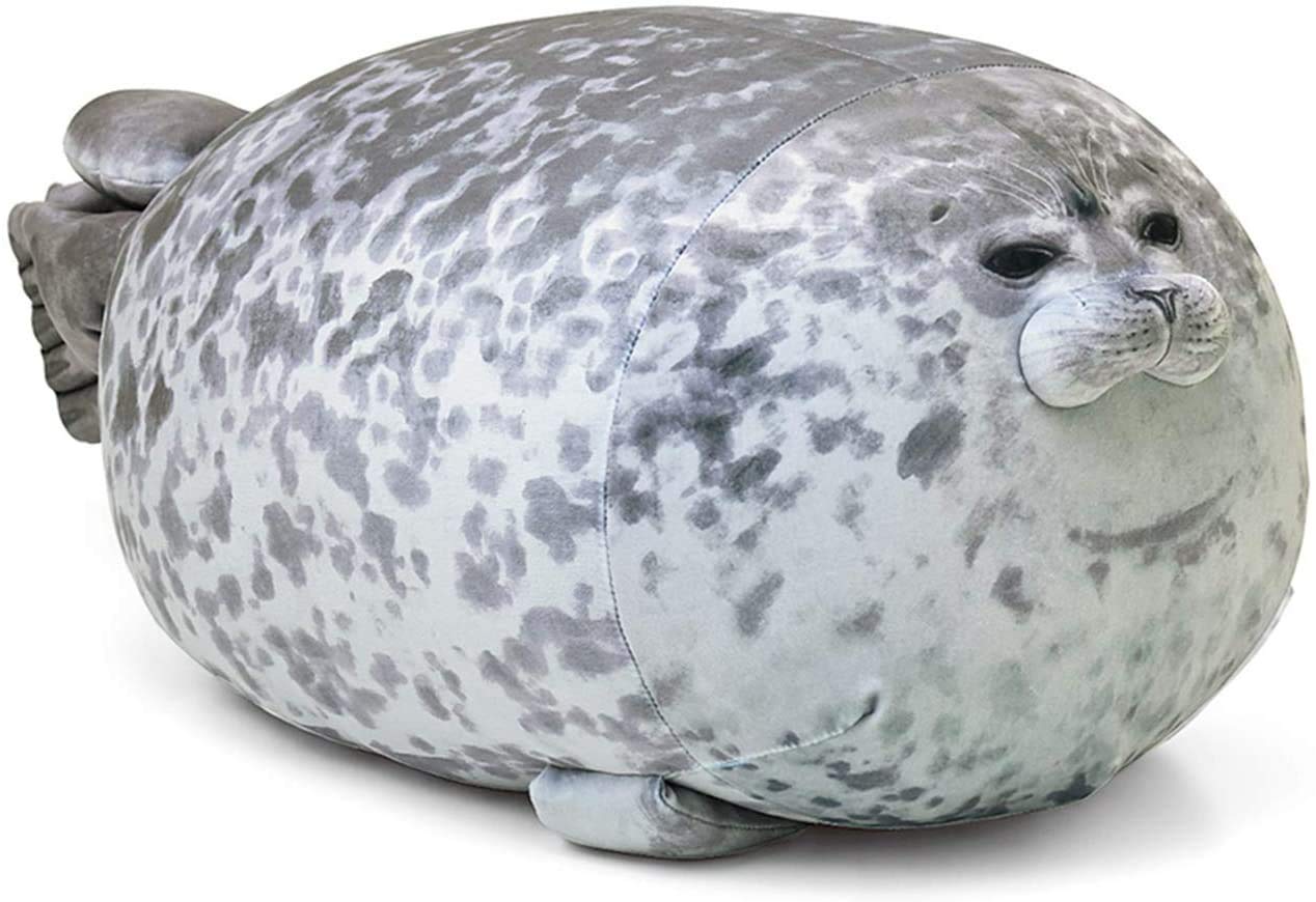 Foto 2 pulgar | Venta Internacional - Almohada De Peluche Con Forma De Animal De Peluche Merryxd Chubby Blob Seal, 33 Cm