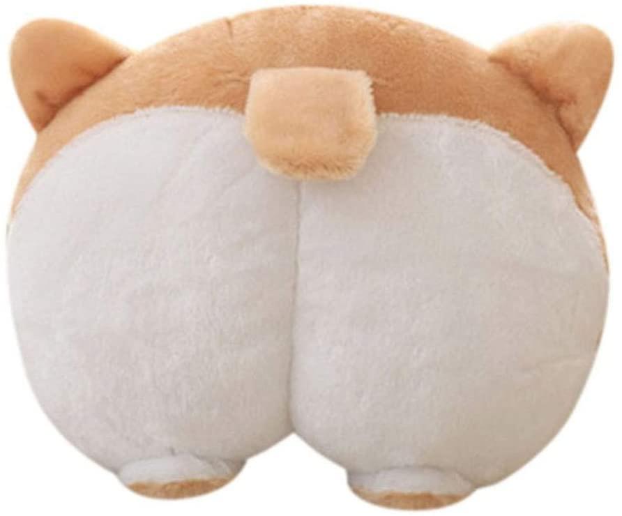 Foto 2 pulgar | Venta Internacional - Almohada De Peluche Con Forma De Glúteos De Corgi