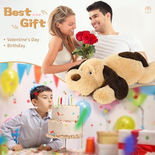 Foto 4 | Almohada De Peluche Para Perros Morismos Para Niños, 31 Cm - Venta Internacional.