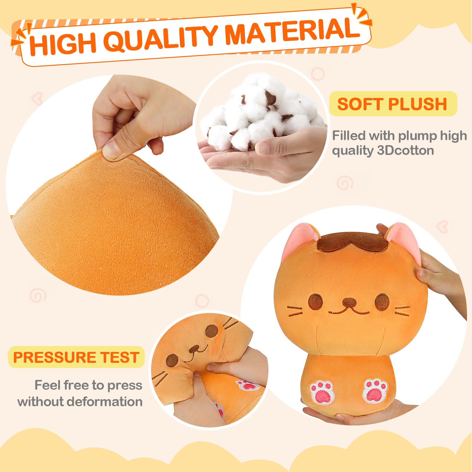 Foto 7 pulgar | Almohada De Peluche Kmuysl Cat Plushies Toys Kawaii - Venta Internacional.