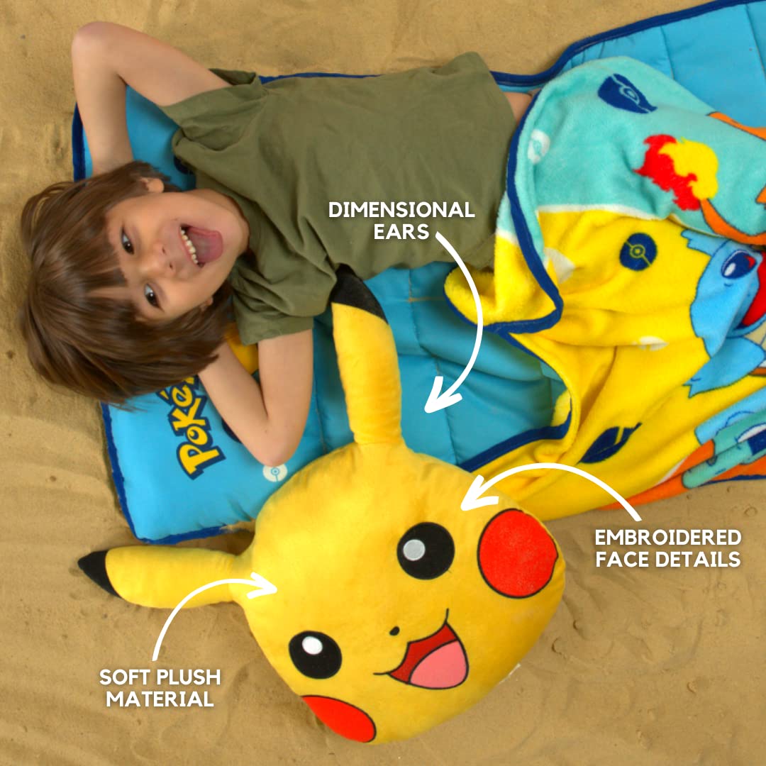 Foto 4 | Cojín De Peluche Buddy Pokémon Pikachu Franco, 40 X 35 Cm - Venta Internacional.