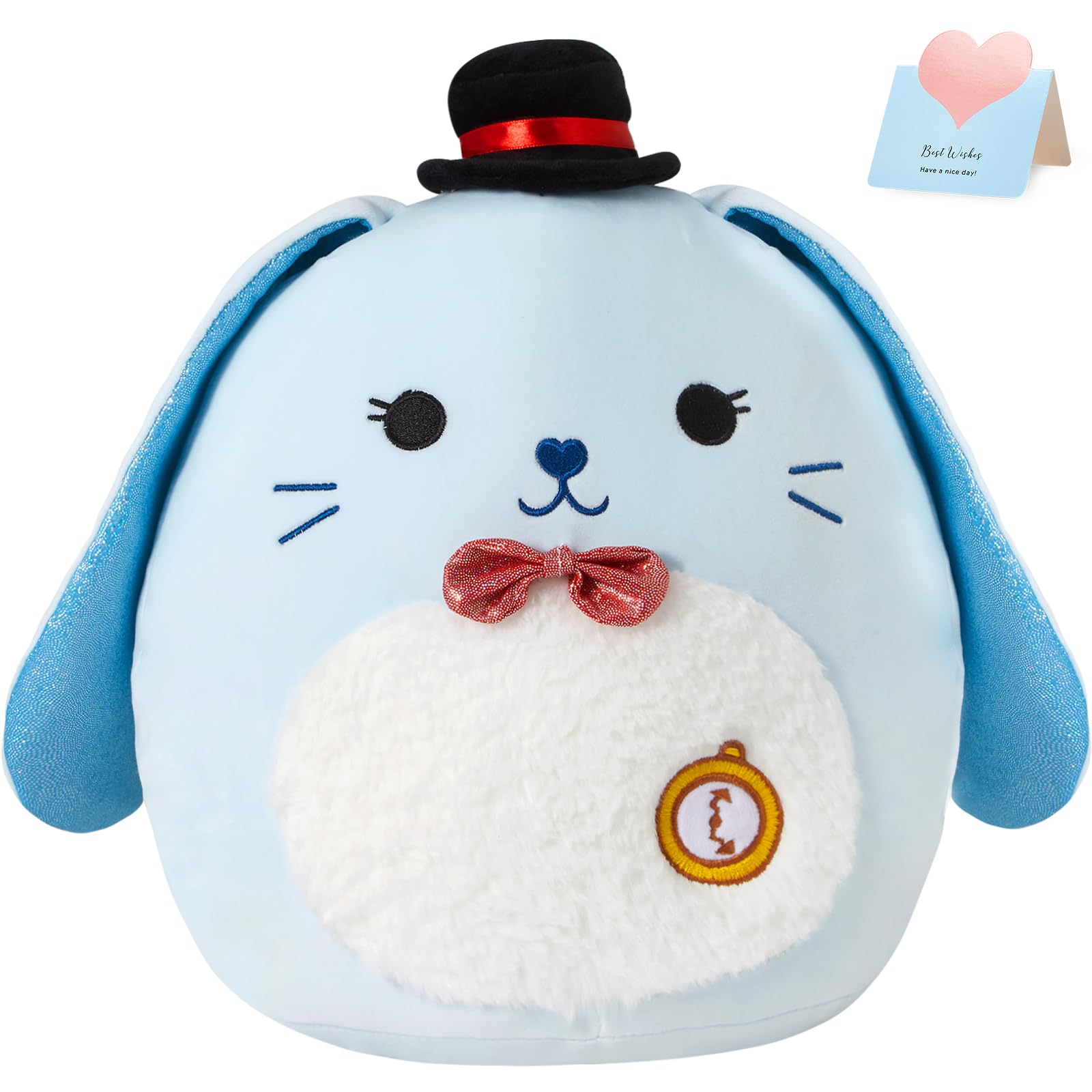 Almohada De Felpa Wewill Cute Gentelman Bunny Rabbit 30 Cm Para Niños - Venta Internacional.