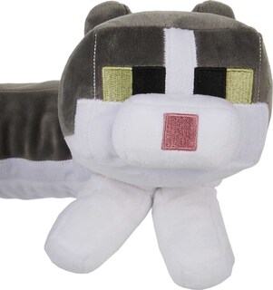 Foto 2 | Almohada Cervical Mattel Con Forma De Gato De Peluche Minecraft Con Ronroneo - Venta Internacional.
