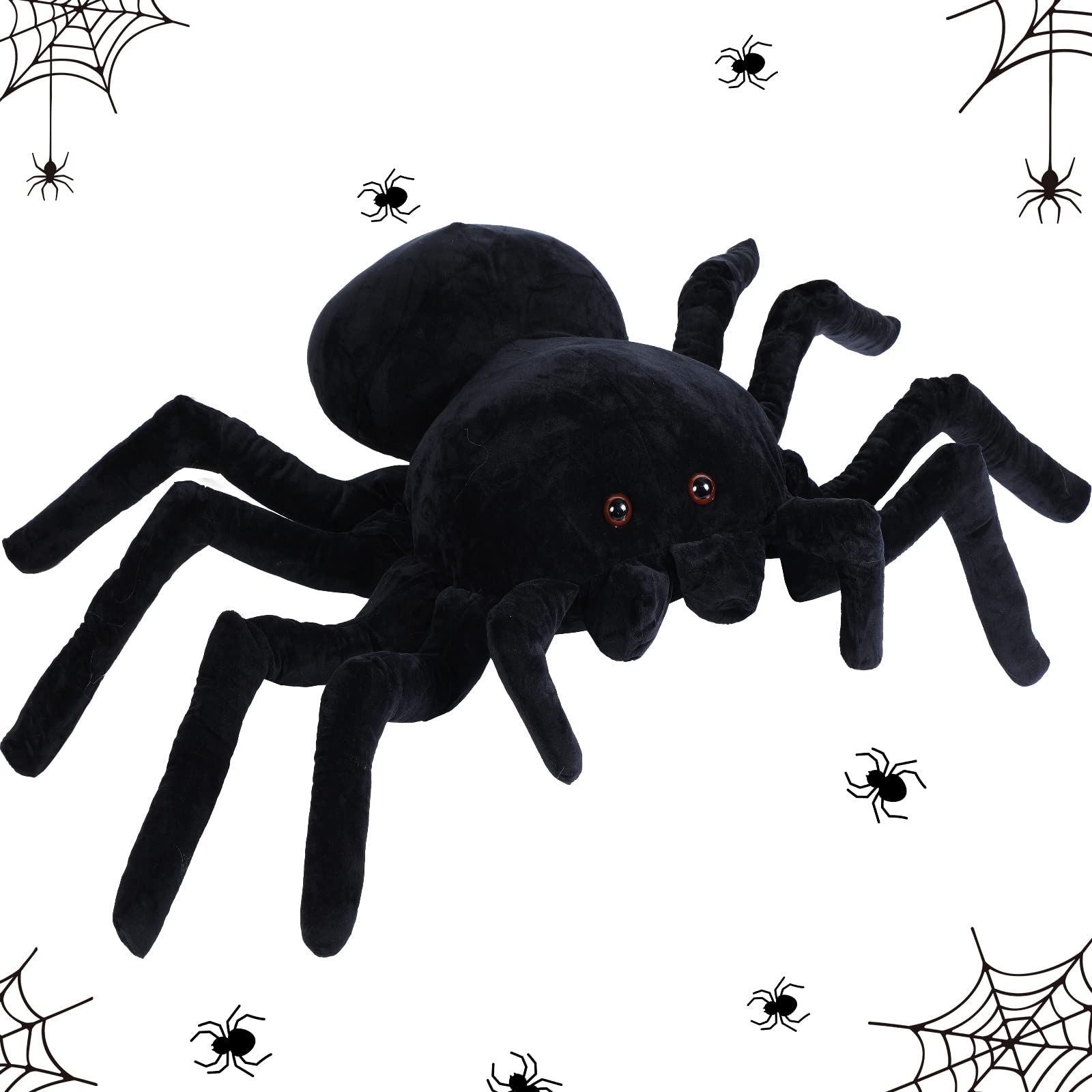 Foto 2 pulgar | Peluche Con Forma De Araña Hyden, Gigante, Realista, Negro, 40 Cm - Venta Internacional.