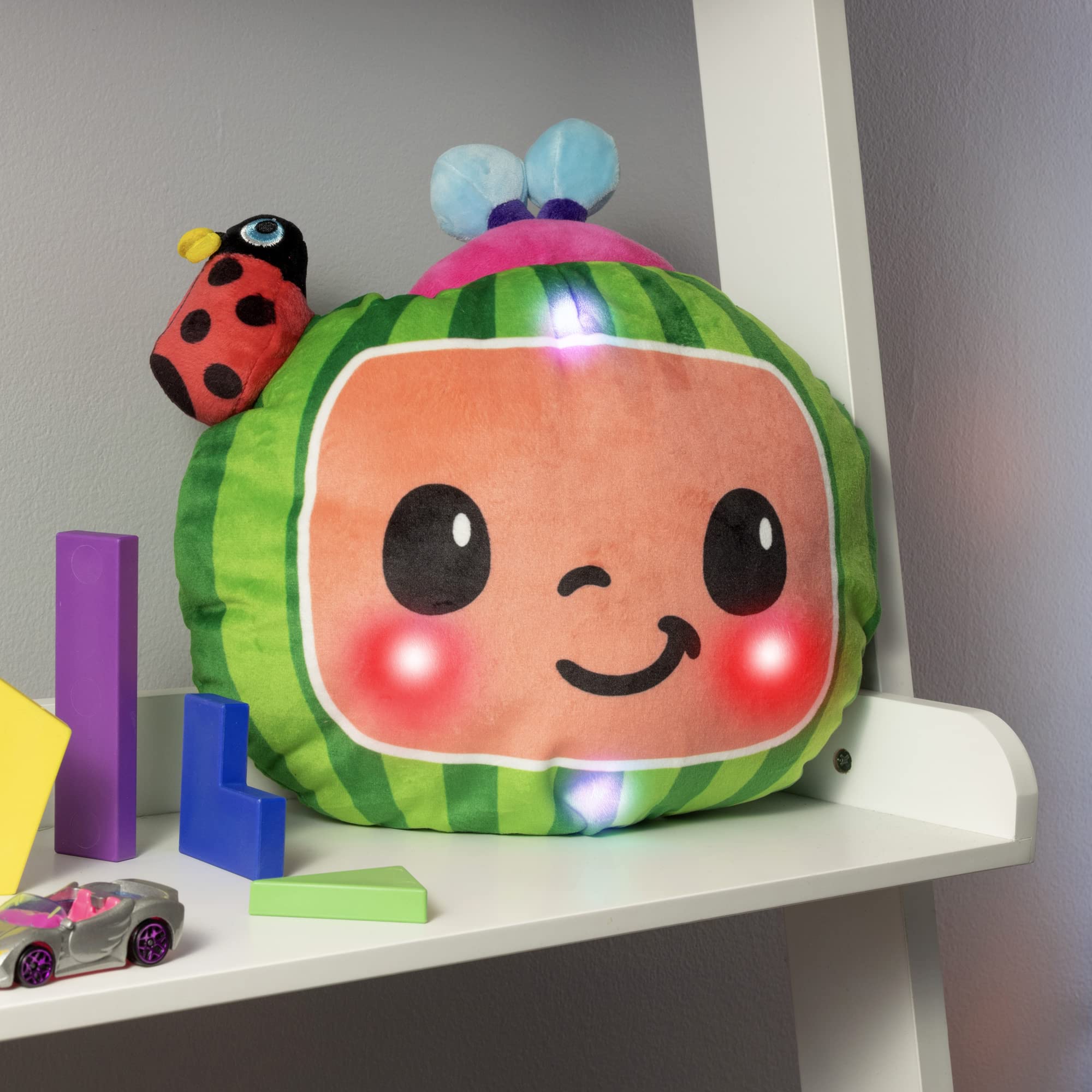 Foto 6 | Almohada De Peluche Jazwares Cocomelon Melon Con Luz Y Sonido - Venta Internacional.