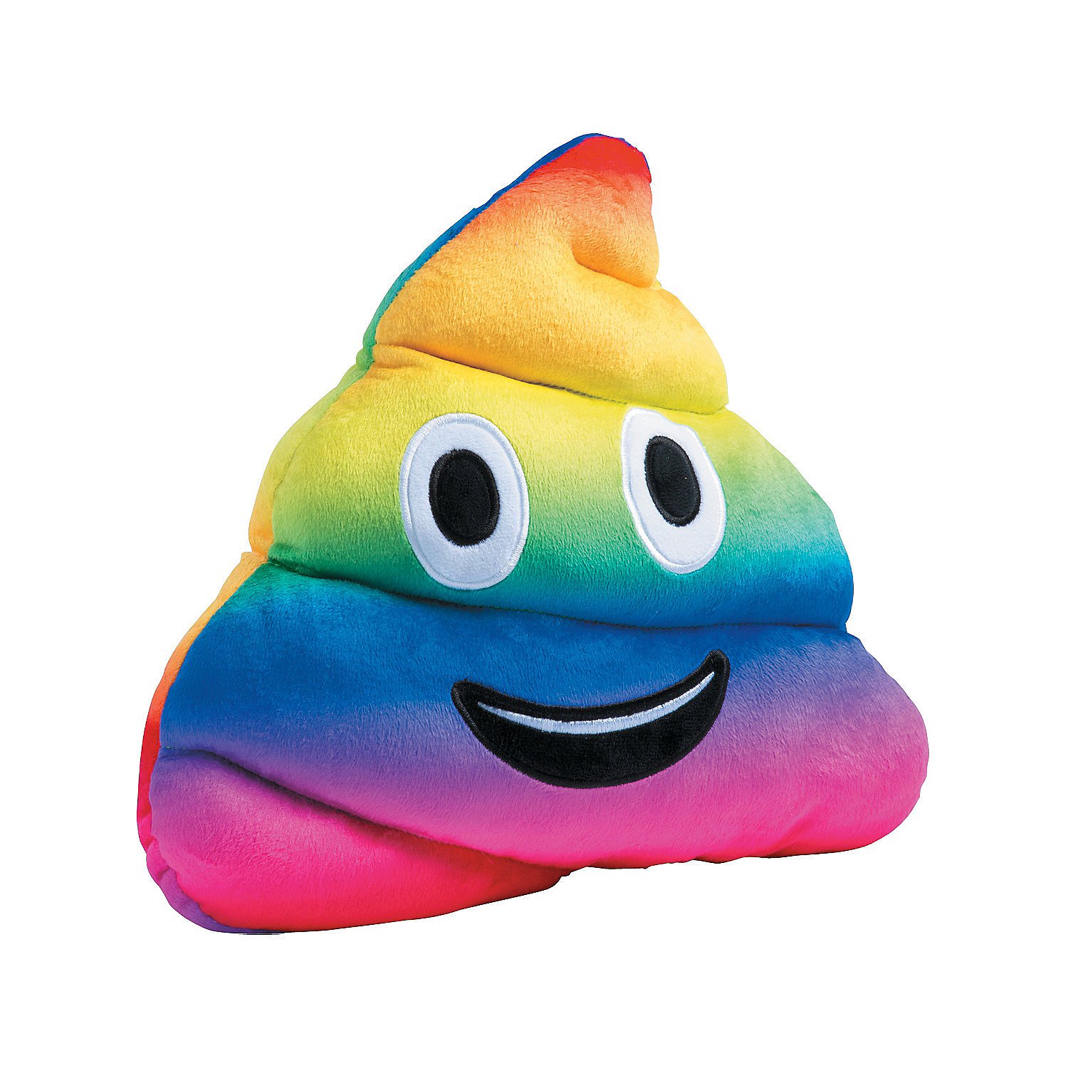 Almohada De Felpa Fun Express Rainbow Emoji Poop, 33 Cm X 28 Cm - Venta Internacional. $617