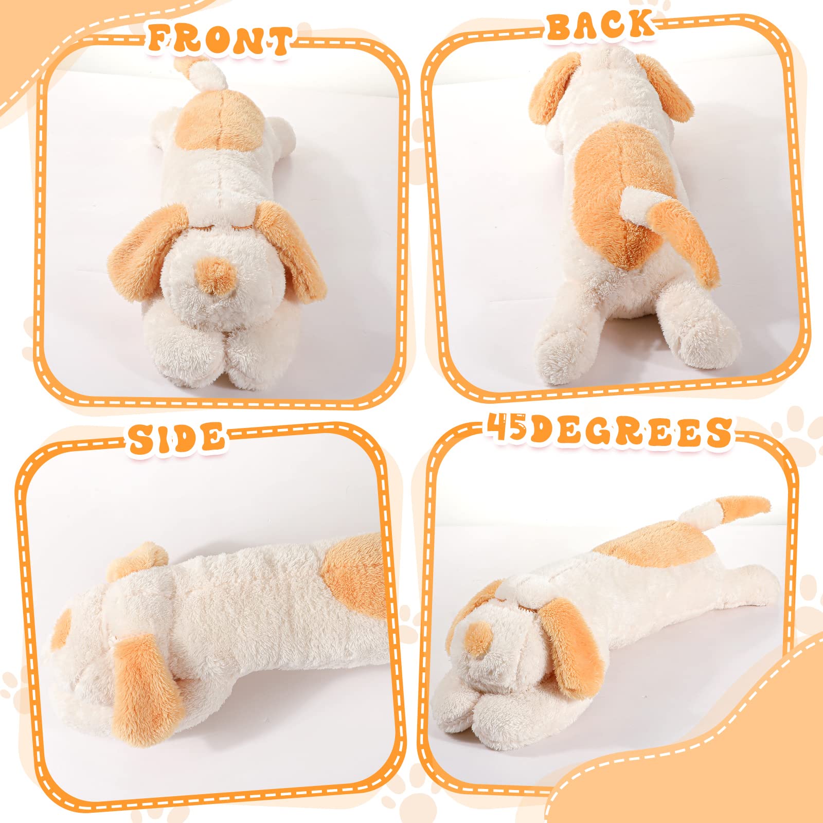 Foto 8 pulgar | Almohada Corporal De Felpa Queekay Long Con Forma De Animal De Peluche Para Perro Shiba Inu - Venta Internacional.