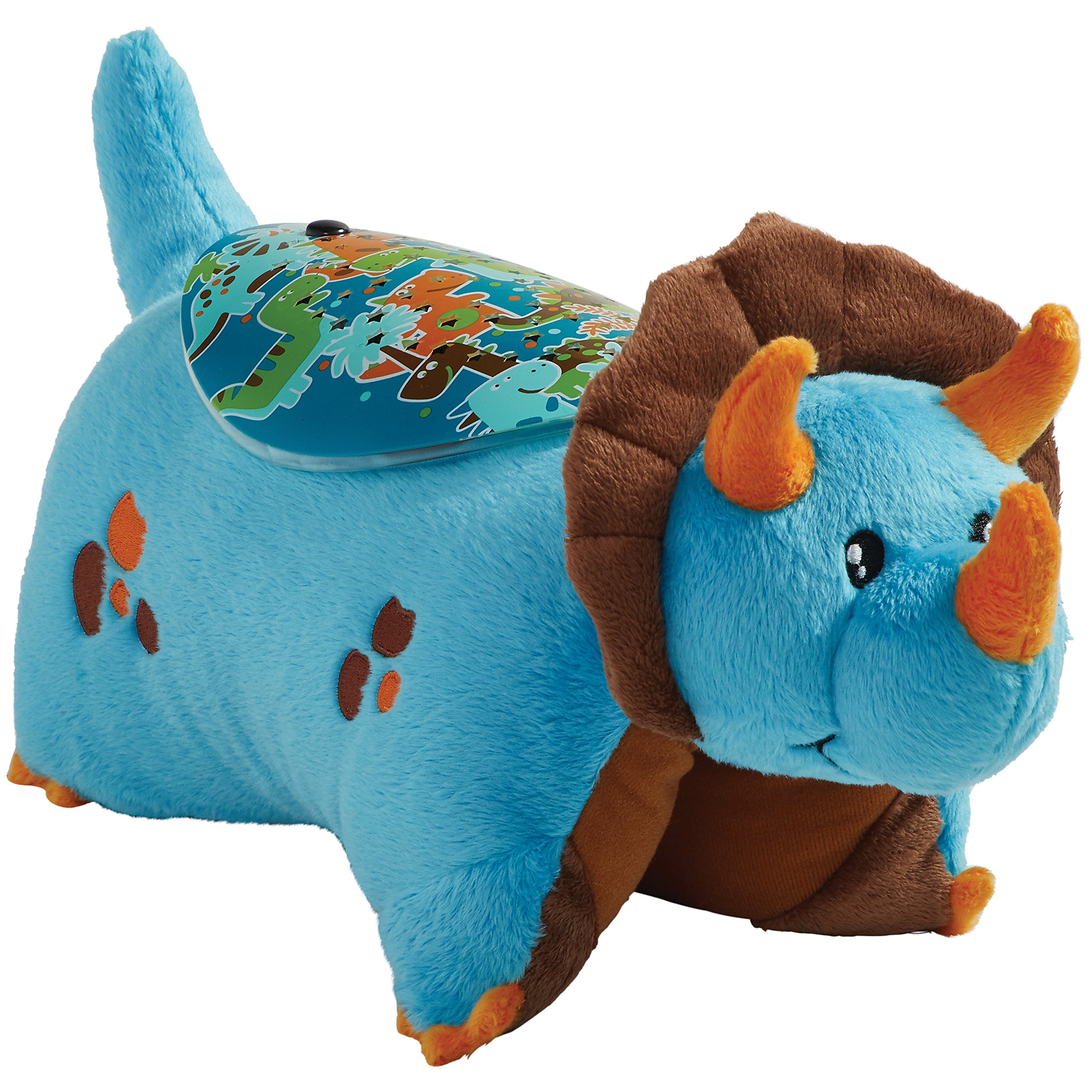 Foto 3 pulgar | Almohada De Peluche Pets Sleeptime Lites Blue Dinosaur - Venta Internacional.