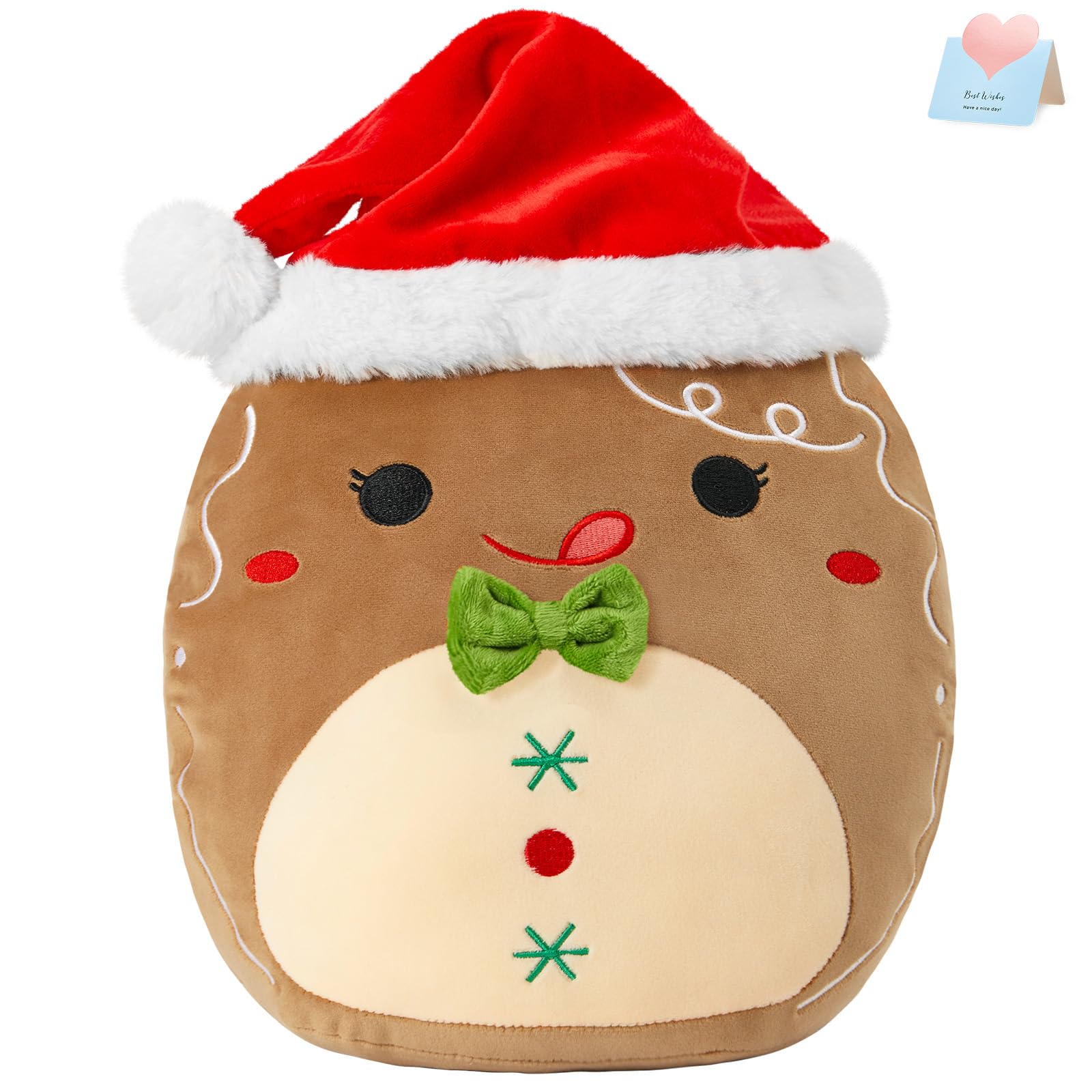 Almohada De Felpa Bstaofy Christmas Gingerbread Man 30 Cm - Venta Internacional. $857