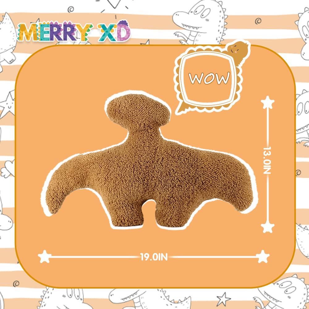 Foto 2 | Almohada De Felpa Merryxd Dino Nugget 48 Cm Funny Dino Chicken - Venta Internacional.