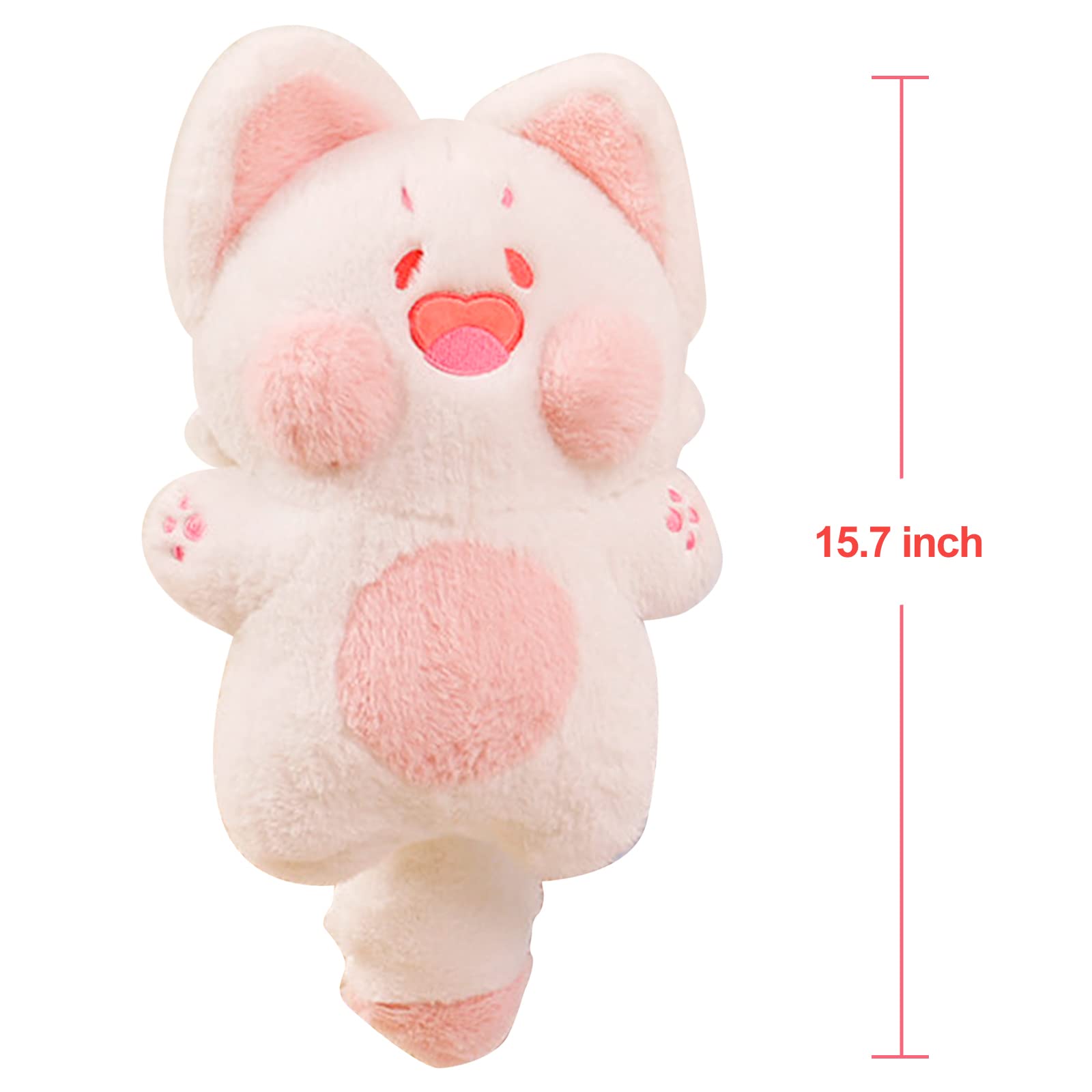 Foto 7 pulgar | Almohada De Felpa Con Forma De Gato Peachcat, Bonito Alfiler Con Forma De Animal De Peluche - Venta Internacional.