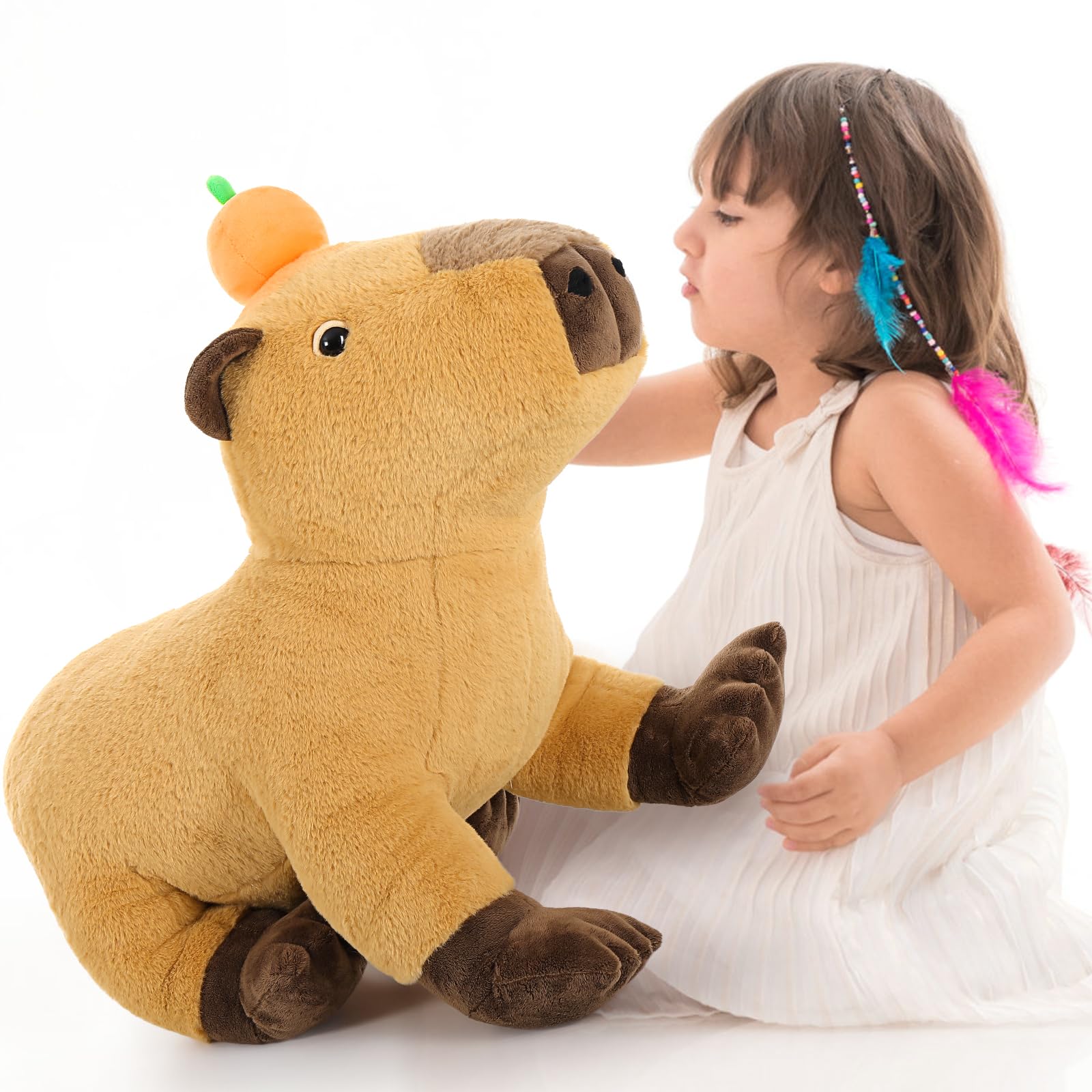 Peluche Maogolan Big Capybara De 60 Cm Con Aspecto Realista - Venta Internacional.