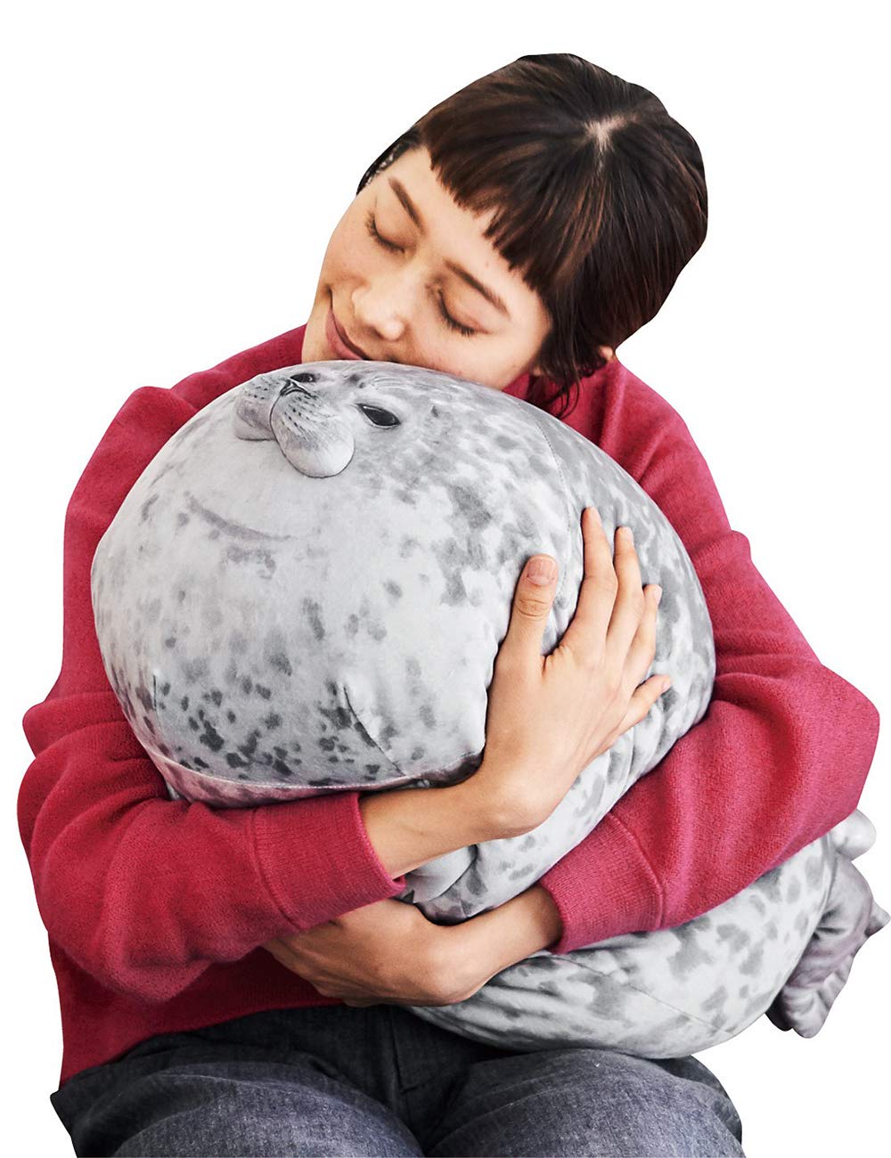 Foto 4 | Almohada Vhyhcy Chubby Blob Seal, Un Animal De Peluche Que Se Abraza Suavemente - Venta Internacional.