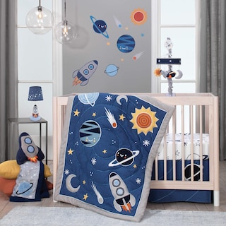 Foto 4 | Cojín Plush Lambs & Ivy Milky Way Rocket Ship - Venta Internacional.