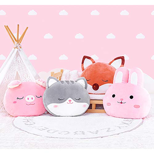 Foto 6 | Almohada De Felpa Con Forma De Gato Para Niños Lazada Grey, 38 Cm - Venta Internacional.