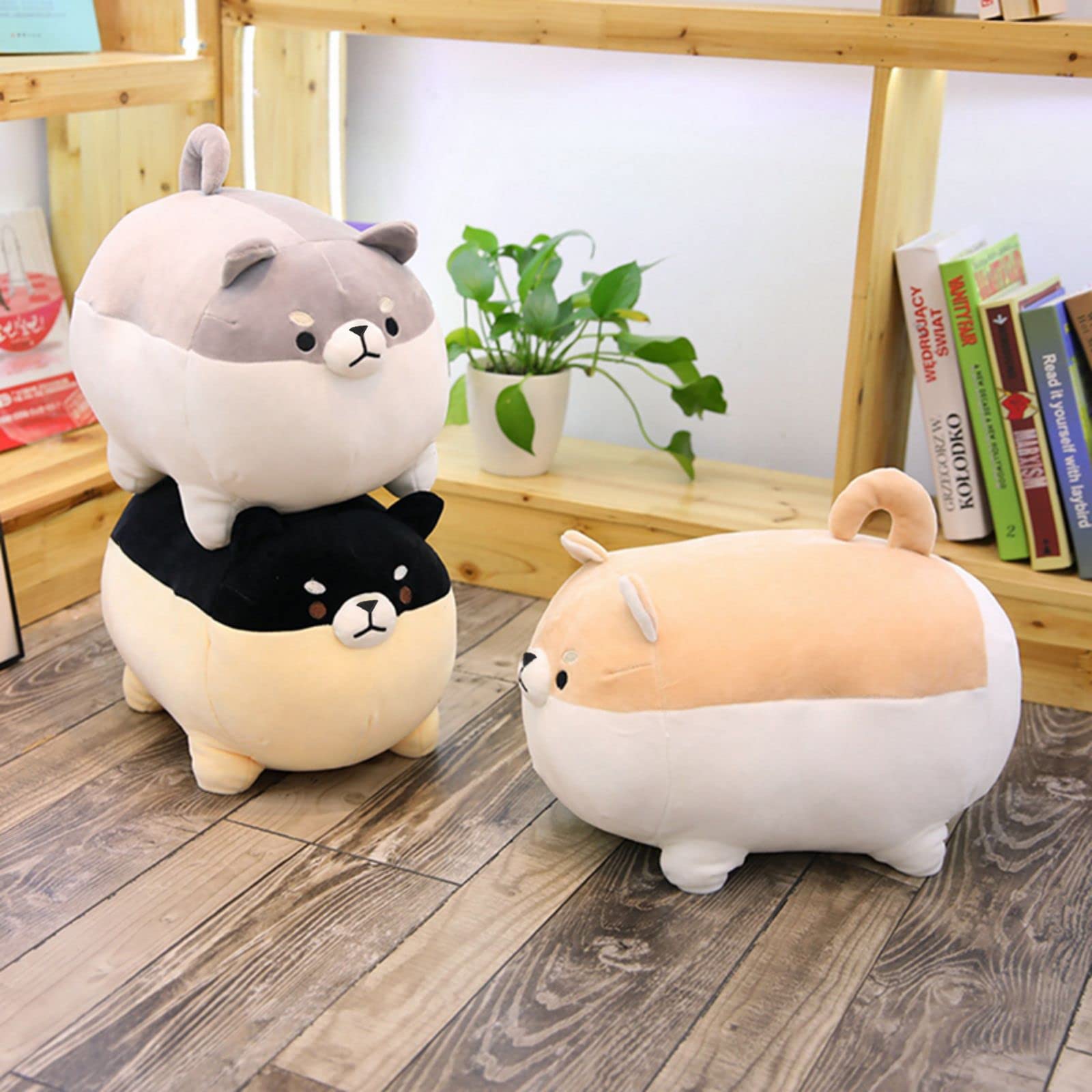 Foto 6 | Almohada De Peluche Vhyhcy Con Forma De Animal De Peluche Shiba Inu Corgi Dog, 20 Cm - Venta Internacional.