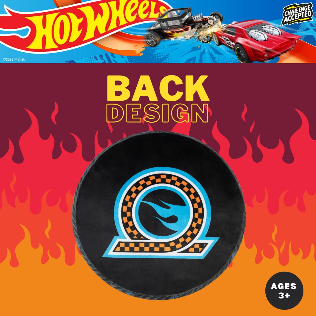 Foto 5 pulgar | Cojín Decorativo Franco Hot Wheels Redondo De 14 Cm - Venta Internacional.