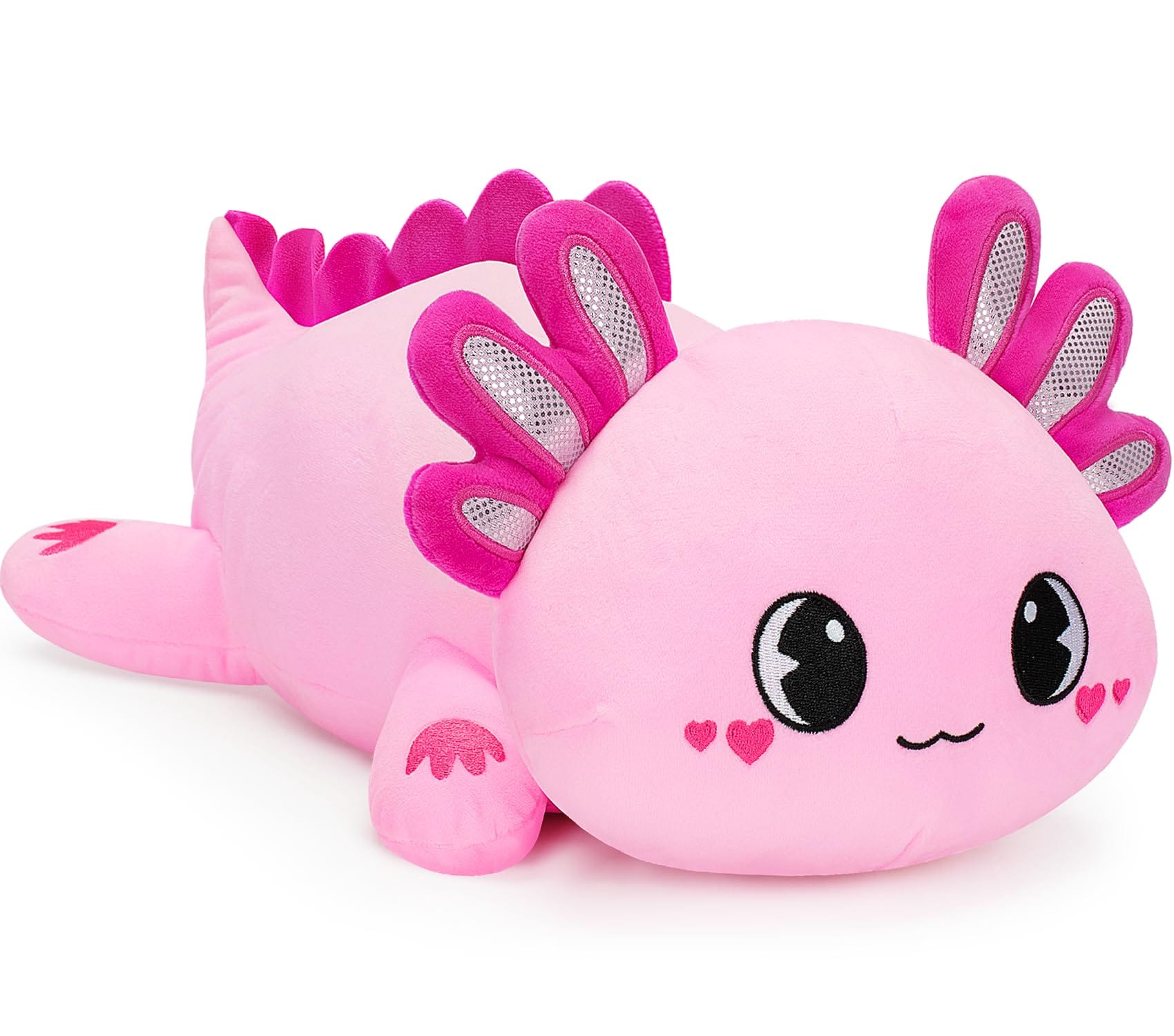 Almohada De Peluche Officygnet Axolotl De 33 Cm, Suave, Con Forma De Animal De Peluche - Venta Internacional. $516