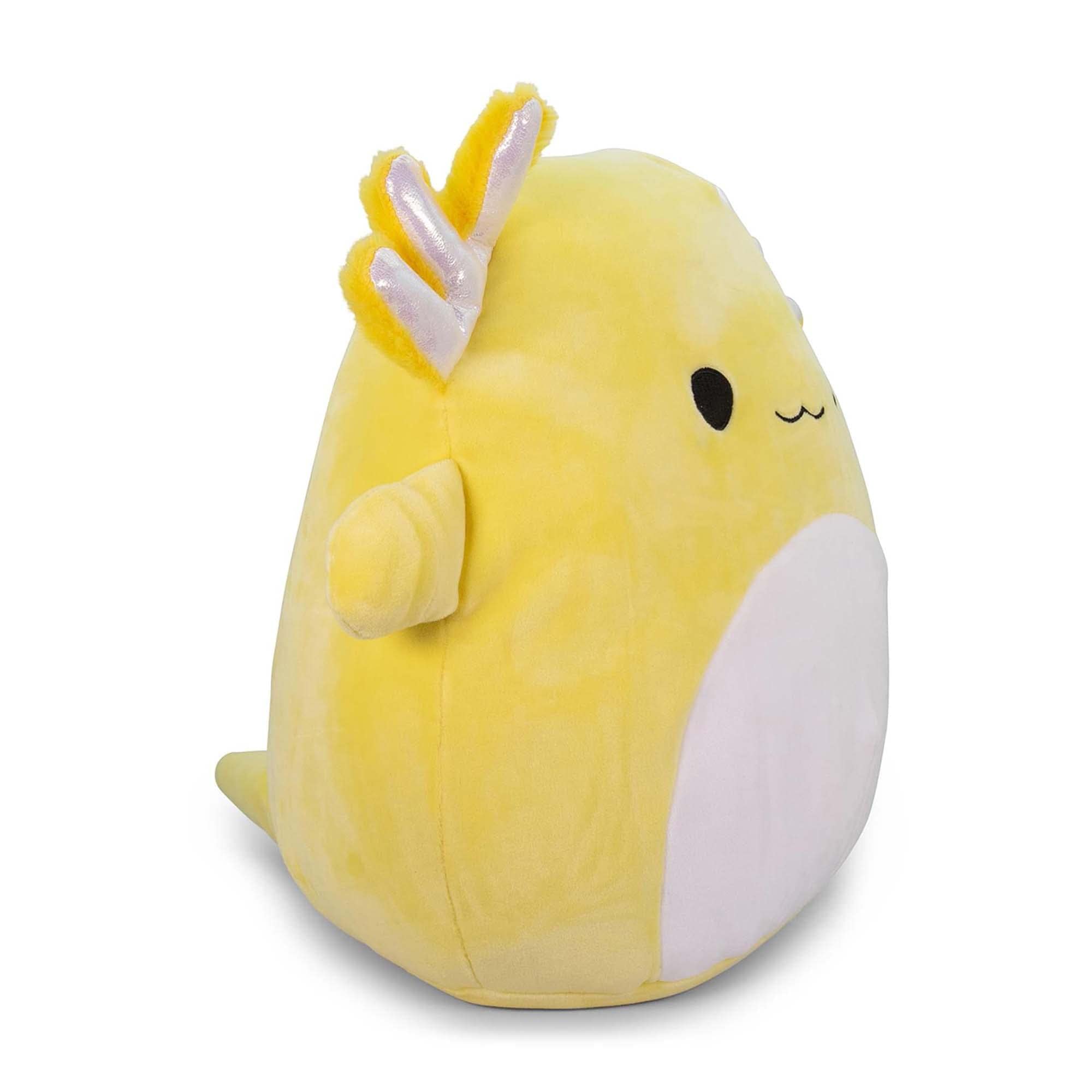 Foto 4 pulgar | Almohada De Felpa Squishmallow Treyton Axoltl Amarilla 30 Cm - Venta Internacional.