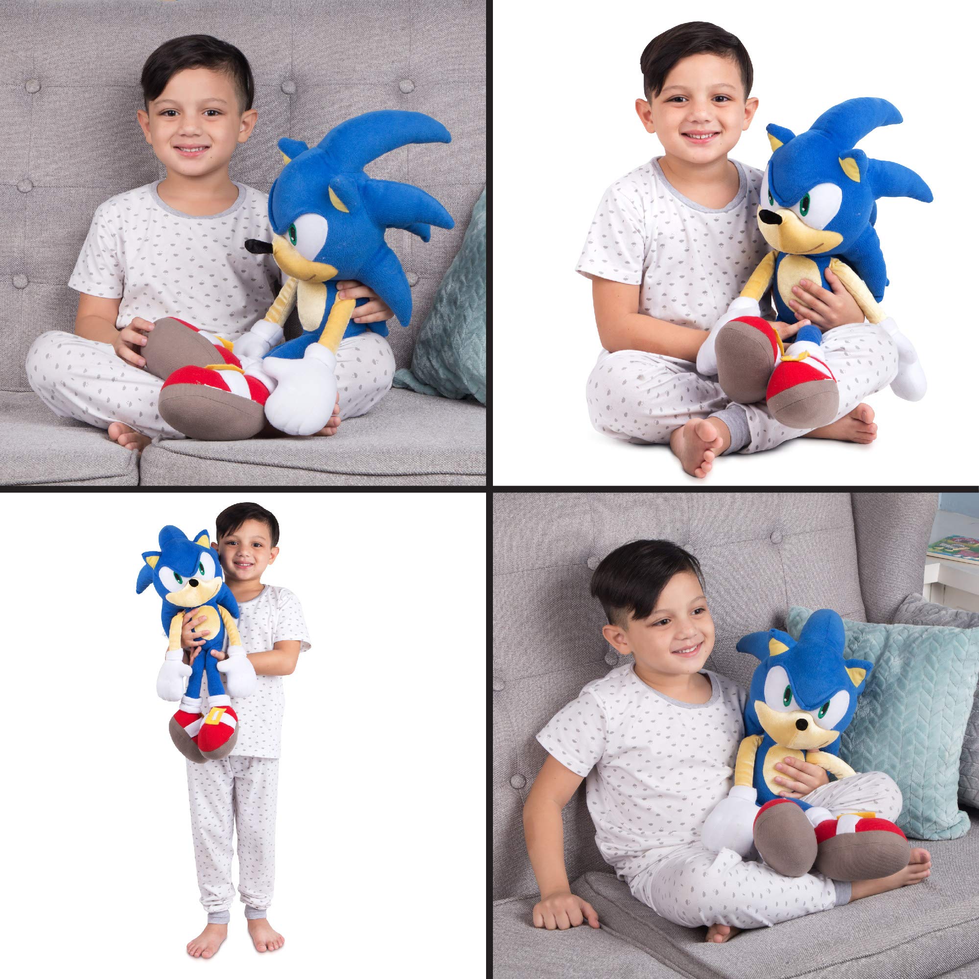 Foto 6 pulgar | Cojín De Peluche Buddy Franco Sonic The Hedgehog 56 Cm - Venta Internacional.