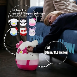 Foto 6 | Bonito Cojín De Peluche De Regalo Para Niños Y Adultos, Color Rosa - Venta Internacional.