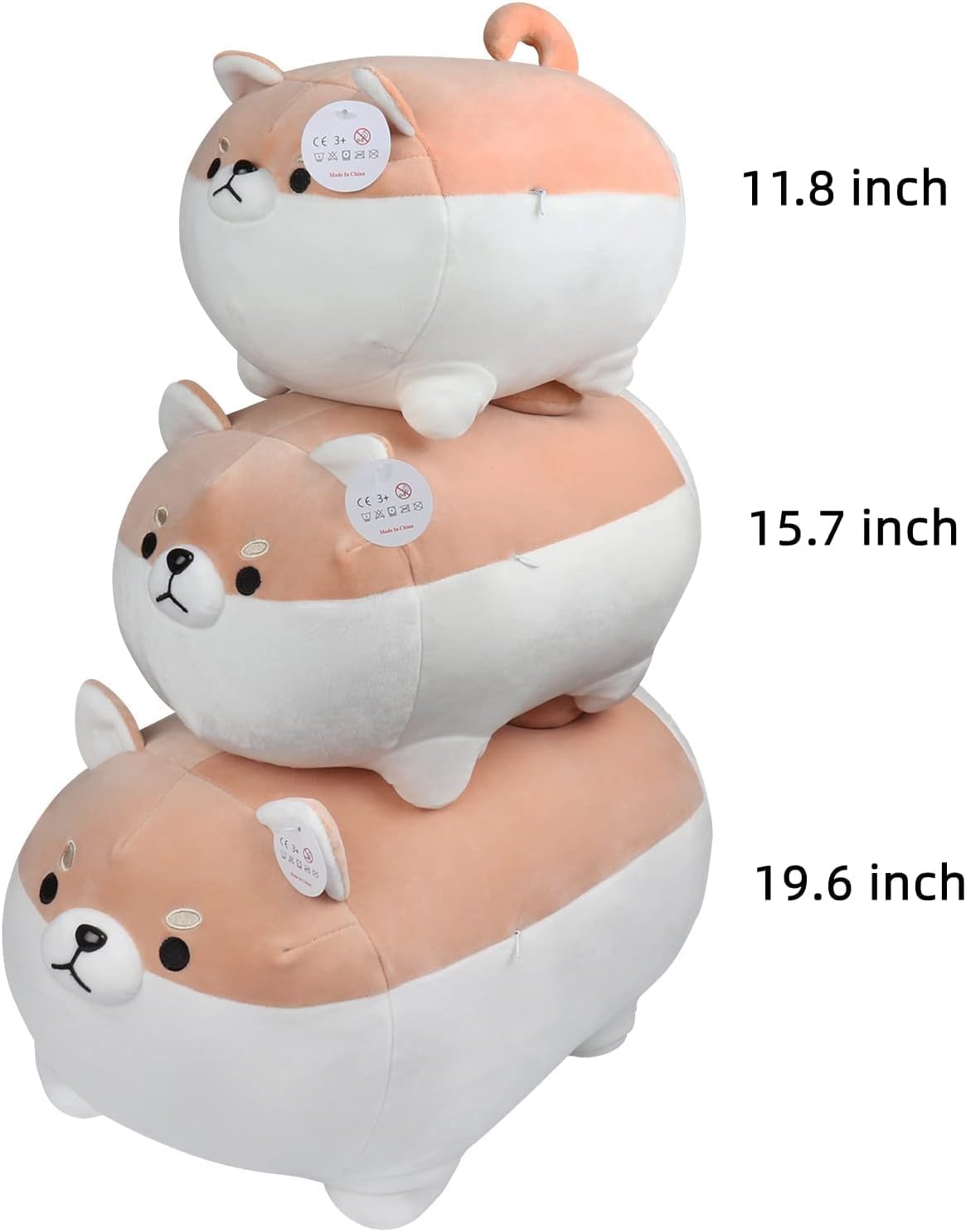 Foto 5 pulgar | Almohada De Peluche Auspicious Shiba Inu De 40 Cm - Venta Internacional.