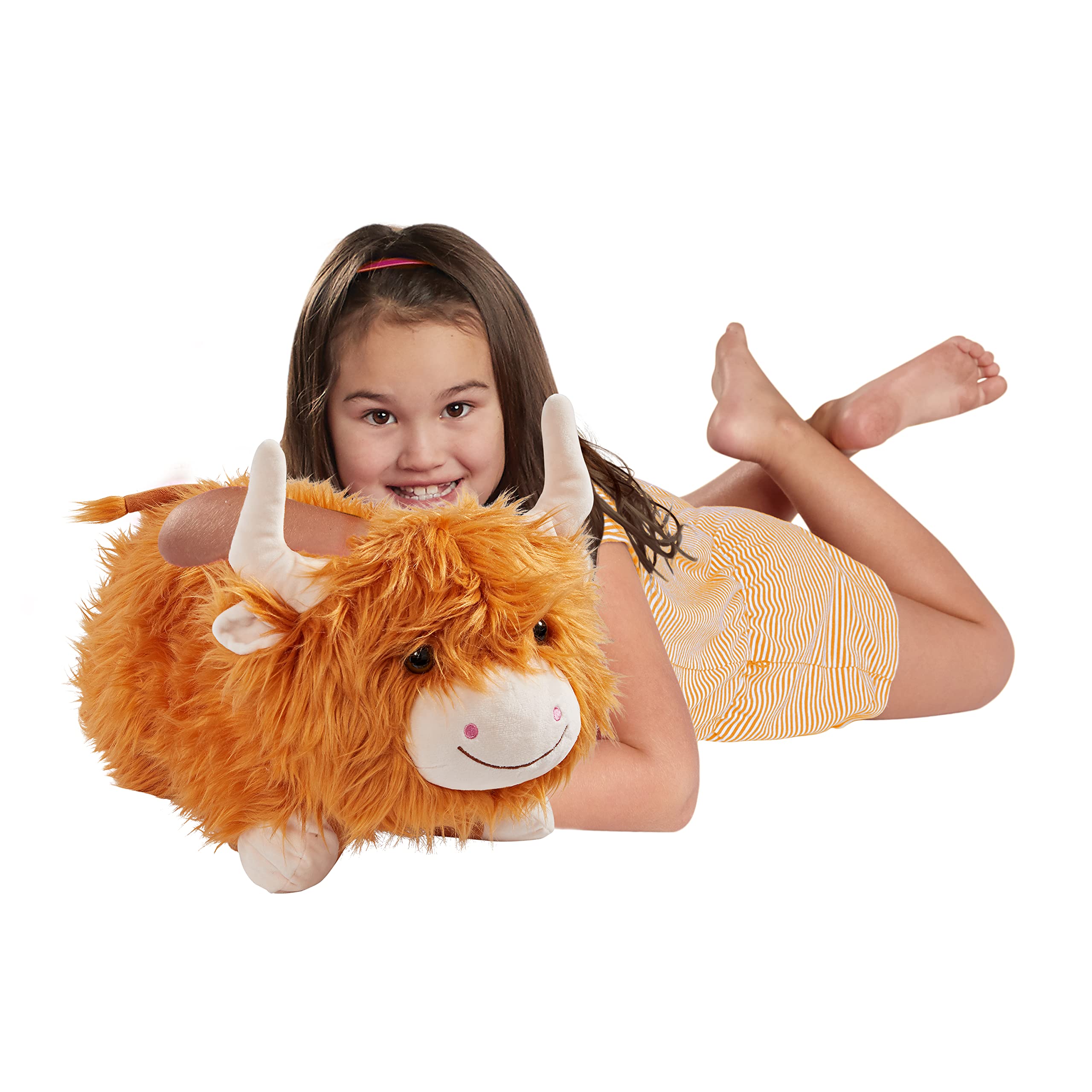 Foto 4 pulgar | Peluche Pillow Pets Highland Cow, 18 Pulgadas/45 Cm - Venta Internacional.