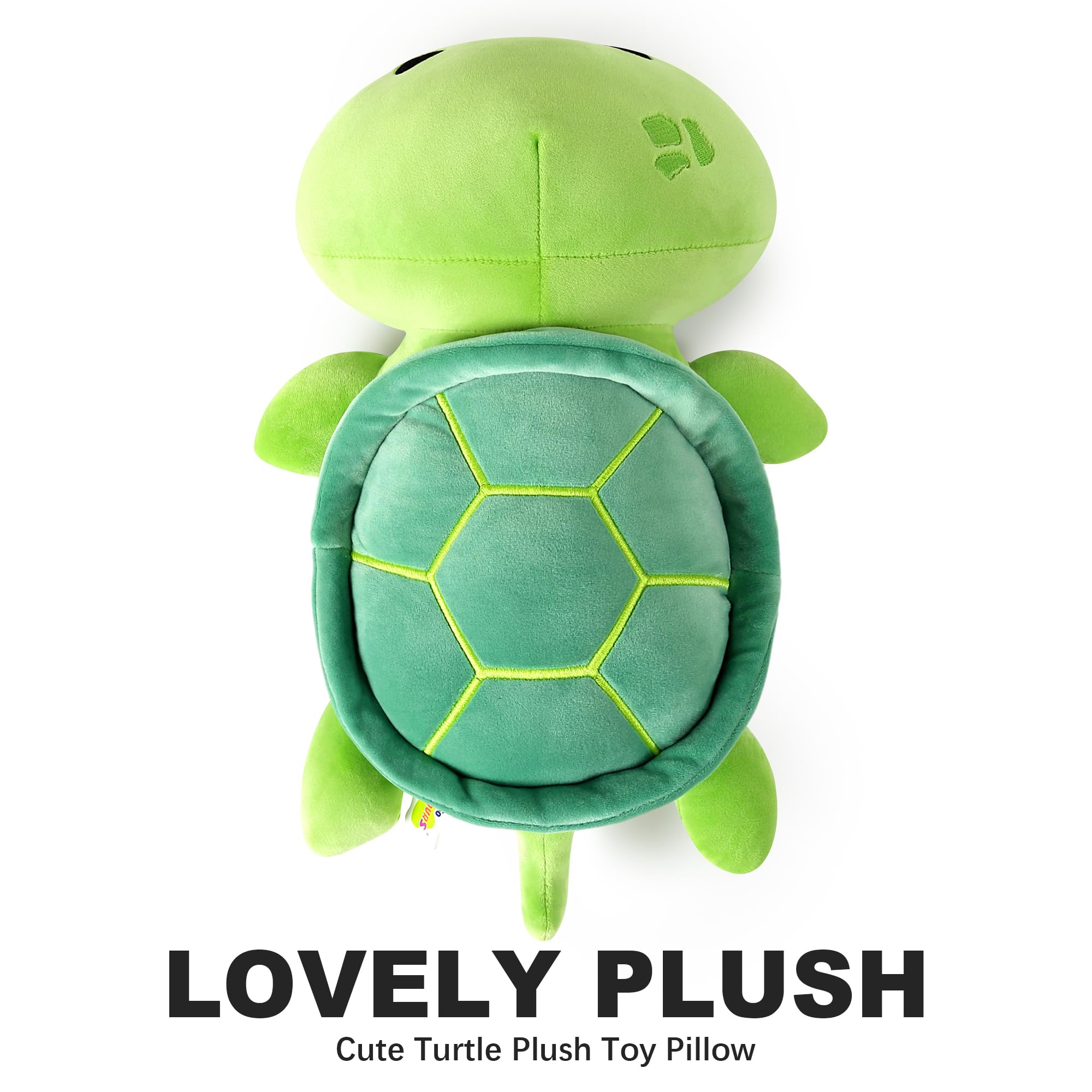 Foto 4 pulgar | Almohada Onsoyours De Peluche Con Forma De Tortuga Y Salamandra, 33 Cm - Venta Internacional.