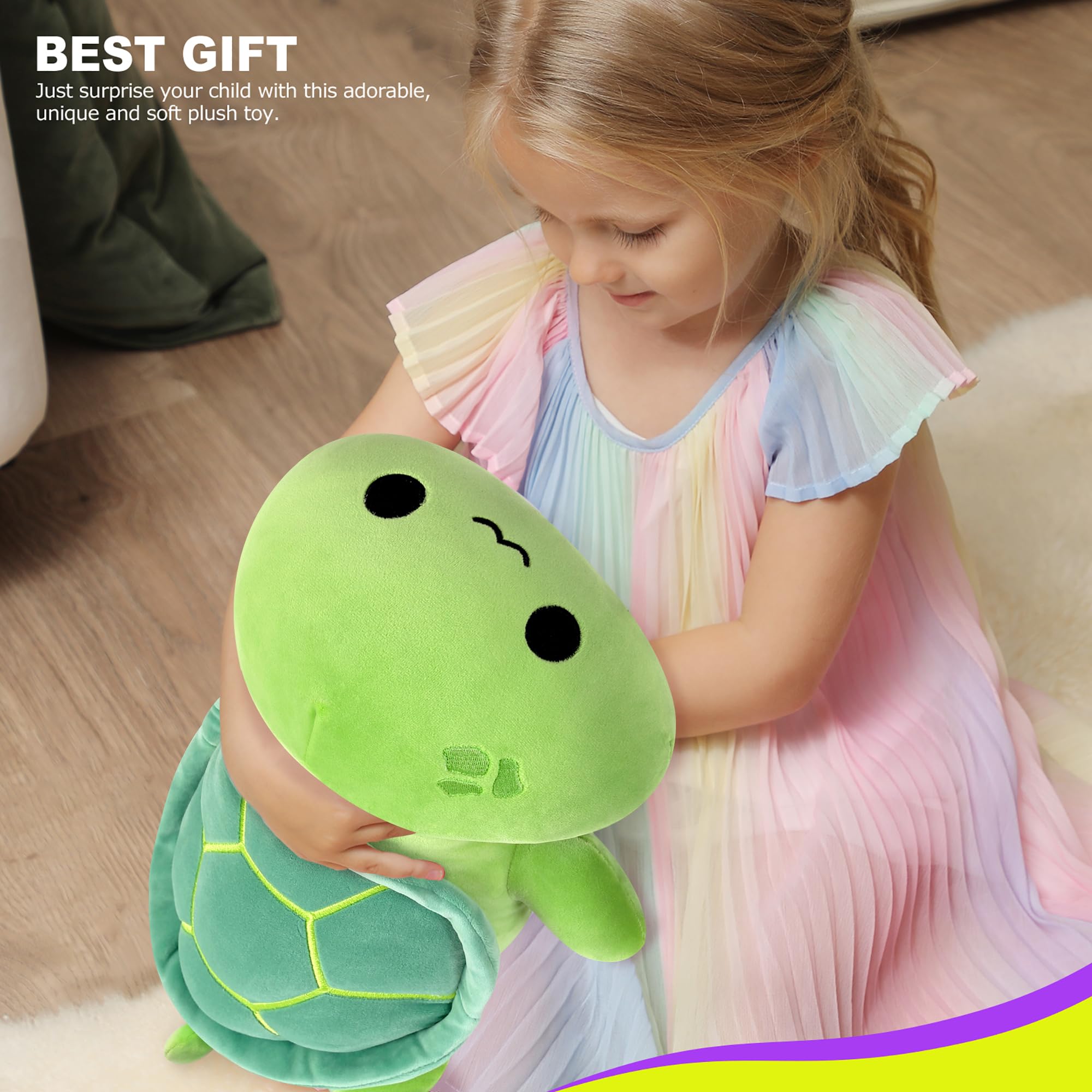 Foto 7 pulgar | Almohada Onsoyours De Peluche Con Forma De Tortuga Y Salamandra, 33 Cm - Venta Internacional.