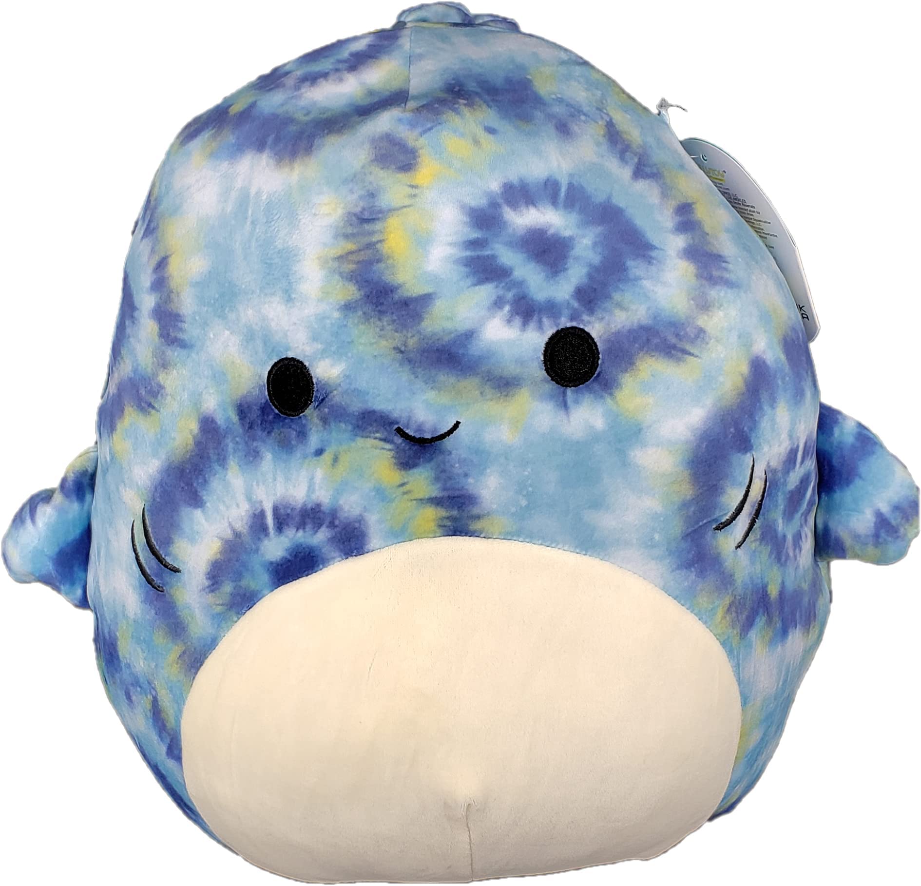 Peluche Squishmallow Kellytoys Luther The Blue Tie Dye Sha - Venta Internacional. $753