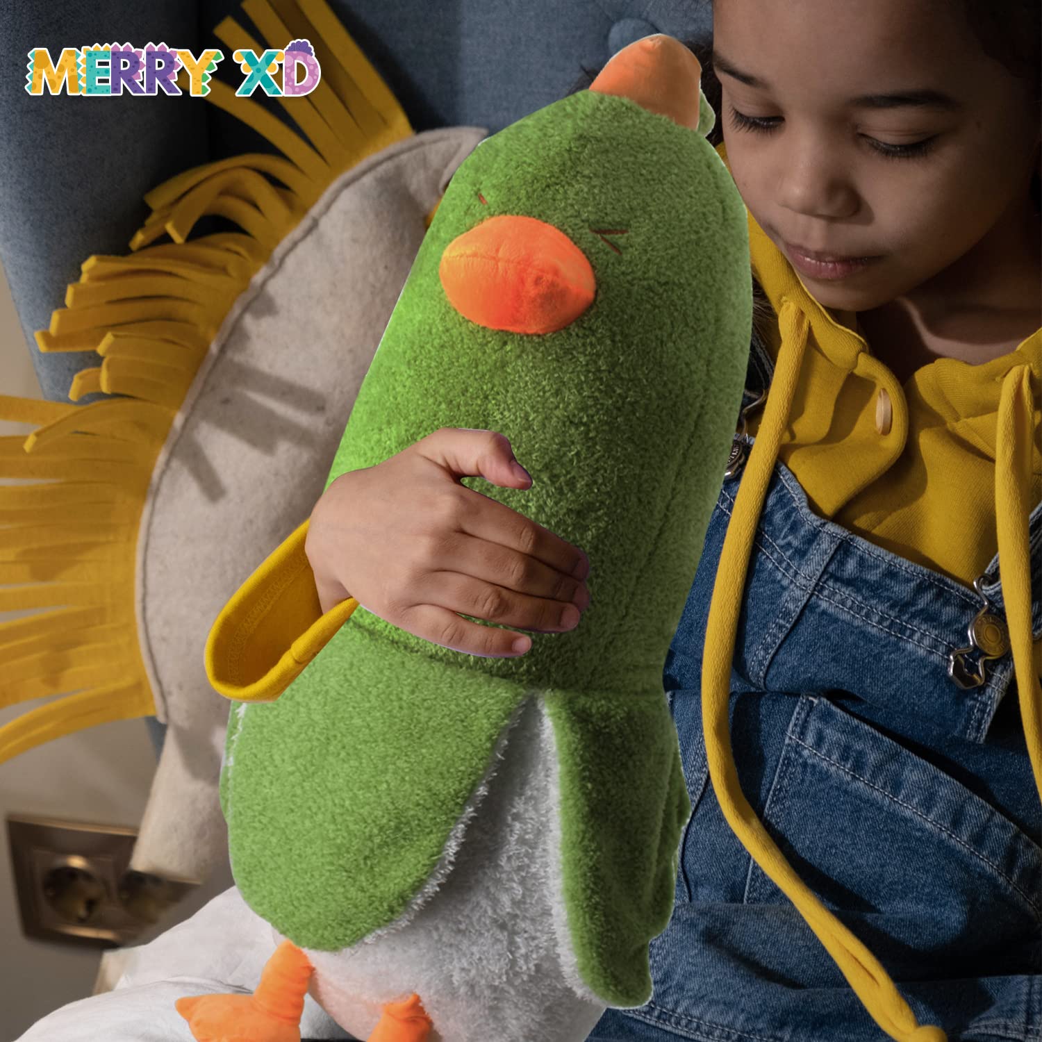 Foto 5 pulgar | Almohada De Peluche Merryxd Banana Duck Para Niños, 50 Cm - Venta Internacional.