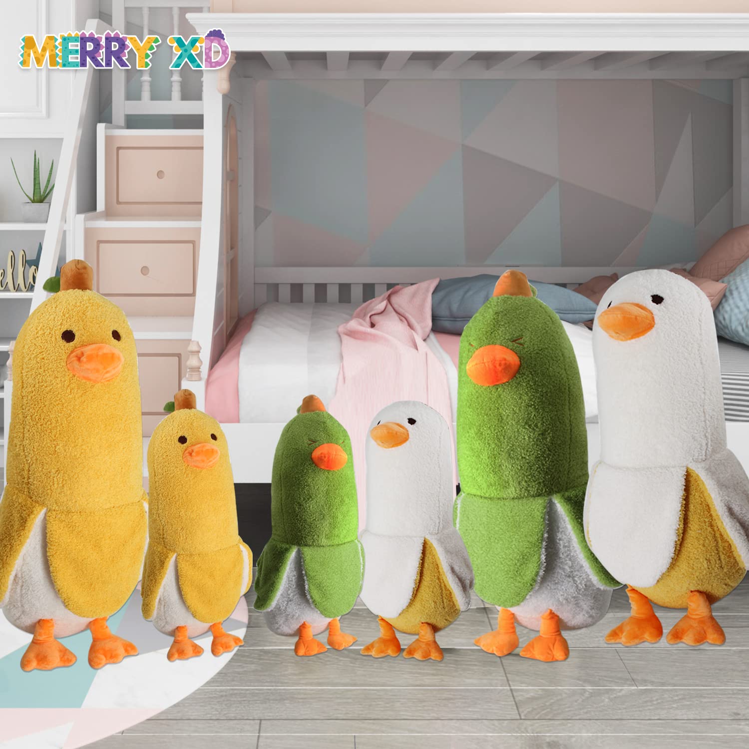 Foto 8 pulgar | Almohada De Peluche Merryxd Banana Duck Para Niños, 50 Cm - Venta Internacional.