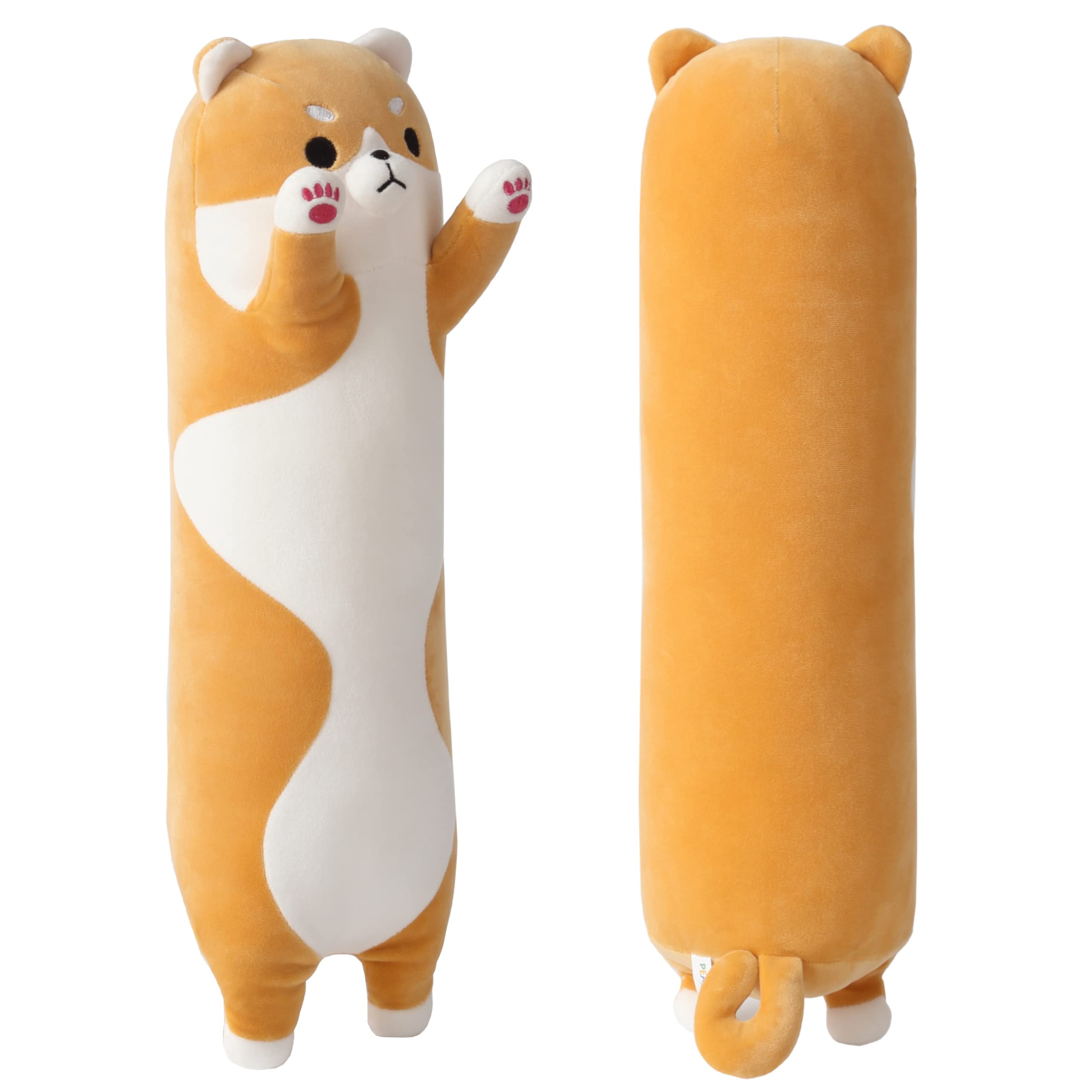 Foto 8 pulgar | Almohada Larga De Peluche Para Perros Con Forma De Melocotón Y Gato Shiba Inu Corgi, Anime - Venta Internacional.