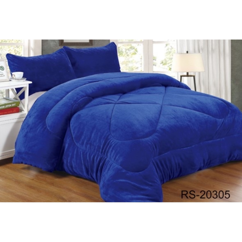 Manta De Peluche De Invierno King-super King Con Chiporro, 250 X 270 Cm - Venta Internacional.