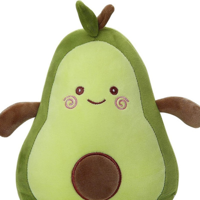 Foto 3 pulgar | Almohada De Felpa Con Forma De Aguacate Kawaii De 30 Cm, Extra Suave - Venta Internacional.