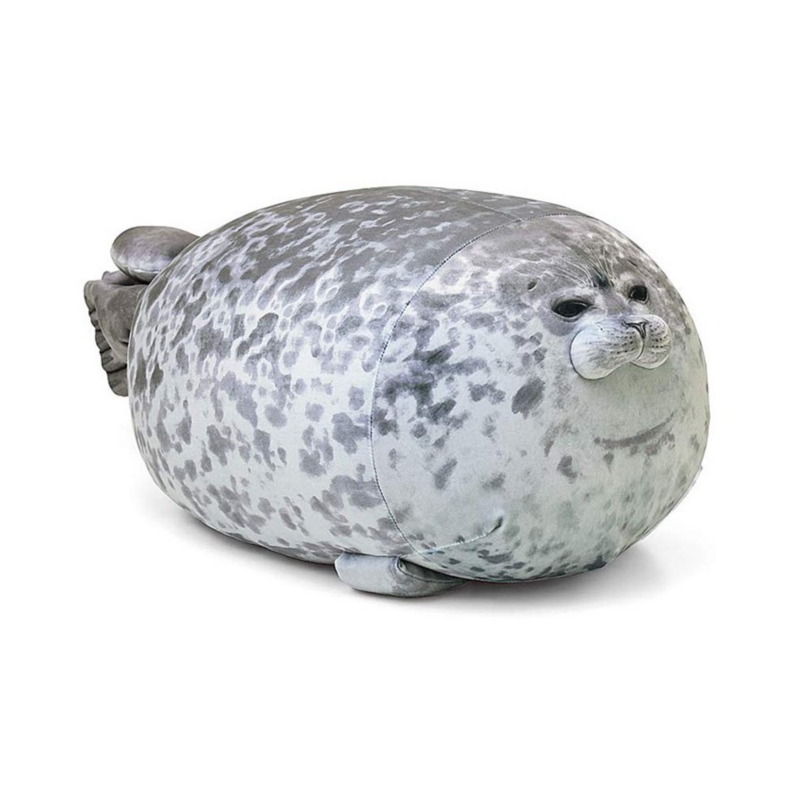 Foto 2 pulgar | Cojín De Felpa Seal Animal Para Niños, Color Gris - Venta Internacional.