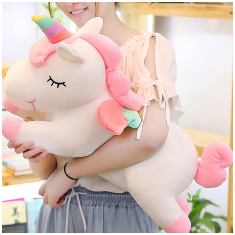 Foto 3 pulgar | Cojín De Peluche Con Forma De Unicornio De 40 Cm Para Niños Y Niñas - Venta Internacional.