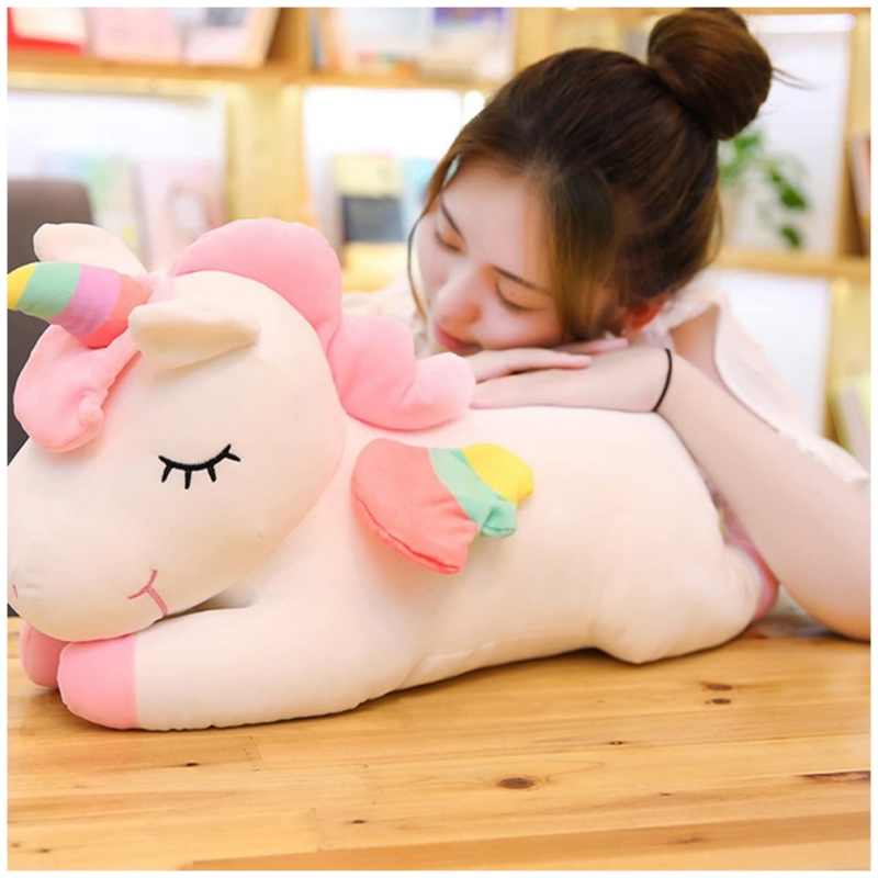 Foto 5 pulgar | Cojín De Peluche Con Forma De Unicornio De 40 Cm Para Niños Y Niñas - Venta Internacional.