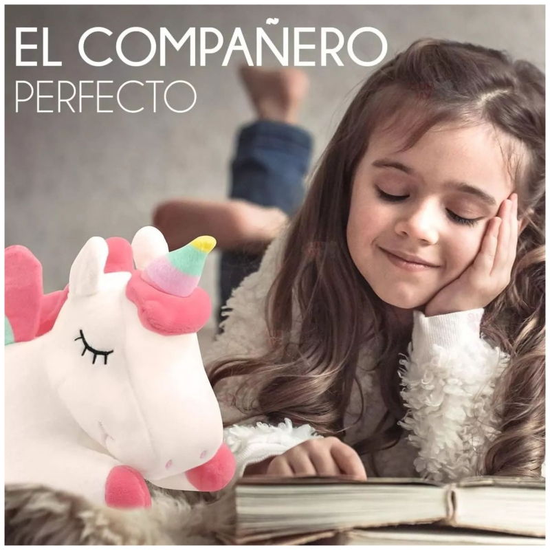 Foto 6 pulgar | Cojín De Peluche Con Forma De Unicornio De 40 Cm Para Niños Y Niñas - Venta Internacional.